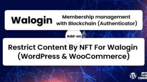 Restrict Content By NFT For Walogin v1.0.3
