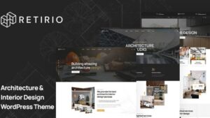 Retirio (v1.1.5) Architecture and Interior WordPress Theme