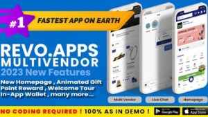 Revo Apps Multi Vendor v6.0.0 Flutter Marketplace E-Commerce Full App Android iOS