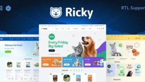 [Activated] Ricky (v2.26) Pet Shop & Care WooCoomerce Theme