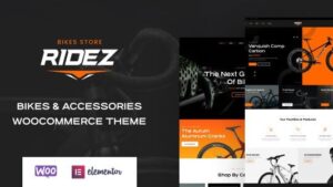 Ridez (v1.0.21) Bike Shop Elementor WordPress Theme
