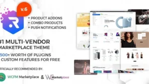 Rigid v6.1.9 WooCommerce Theme for WCFM Multi Vendor Marketplaces and single shops
