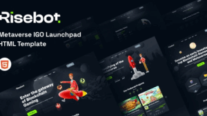 Risebot - Metaverse IGO Launchpad HTML Template