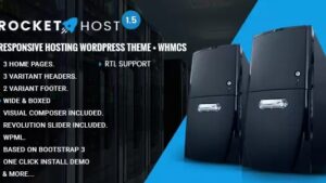 RocketHost v1.1.2 Responsive Hosting WordPress Theme + WHMCS