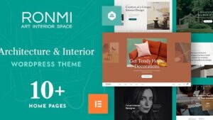 Ronmi (v1.2.12) Architecture and Interior Design WordPress Theme