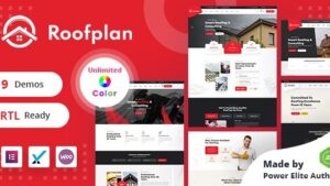 Roofplan (v3.0.0) Roofing Services WordPress Theme + RTL