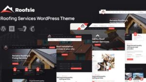 Roofsie (28 February 2025) Roofing Services WordPress Theme