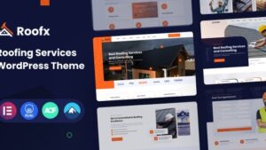 Roofx v1.0 Roofing Services WordPress Theme