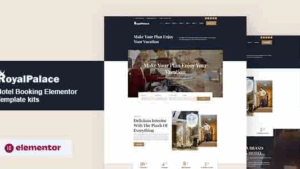 Royalpalace - Hotel Booking Elementor Pro Template Kit