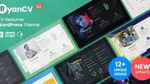 RyanCV (v3.9.2) Resume-CV-vCard Theme [Activated]