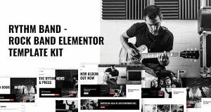 Rythm - Rock Band Elementor Template Kit