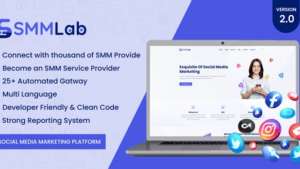 SMMLab v3.3 Social Media Marketing SMM Platform [Activated]