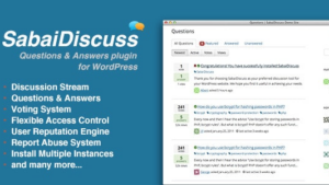 Sabai Discuss v1.4.17 Q&A forum plugin for WordPress