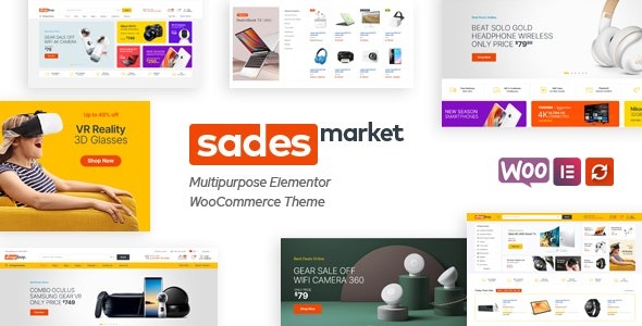 SadesMarket (v1.0.1) Multipurpose WordPress Theme