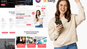 Saep - eCommerce App SaaS Showcase Elementor Template Kit