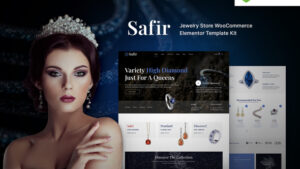 Safir – Jewelry Store WooCommerce Elementor Template Kit