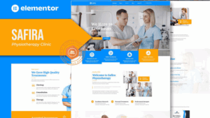Safira - Physioterapy Elementor Template Kit
