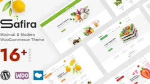 Safira v1.1.1 – Food & Organic WooCommerce WordPress Theme