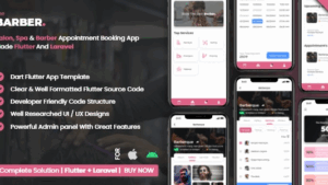 Salon Booking Management System With Mobile App using Flutter v2.2.0