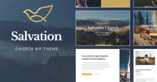 Salvation (v1.2.6) Church & Religion WP Theme