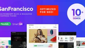 SanFrancisco (v1.20) MultiConcept Blog & Magazine WordPress Theme