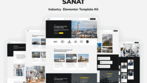 Sanat - Industry Elementor Template Kit GPL