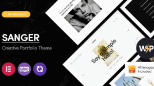 Sanger (v1.24.0) Personal Portfolio for Creatives Theme