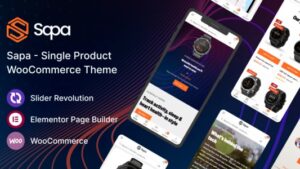 Sapa (v1.1.16) Product Landing Page WooCommerce Theme