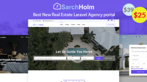 Sarchholm v2.0.5 Real Estate Laravel Multilingual Agency Portal