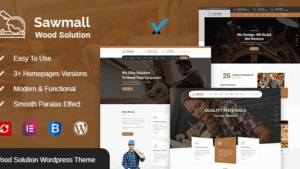 Sawmall v1.3 Carpenter and Craftman WordPress Theme