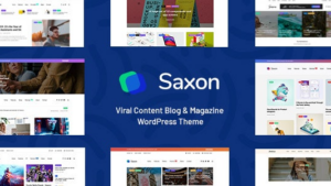 [Activated] Saxon (v1.9.3) Viral Content Blog & Magazine WordPress Theme