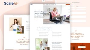 ScaleUP - Business Coaching Elementor Template Kit