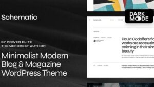 Schematic (v1.0.8) Minimalist Blog & Magazine WordPress Theme