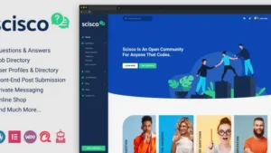 Scisco v1.5.2 Questions and Answers WordPress Theme