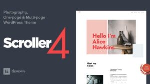 Scroller (v5.1) Parallax Scroll Responsive Theme