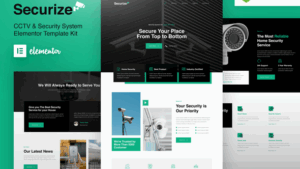 Securize – CCTV & Security Elementor Template Kit