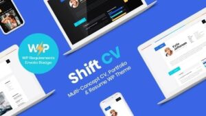 ShiftCV (v3.0.14) Blog \ Resume \ Portfolio \ WordPress [Activated]