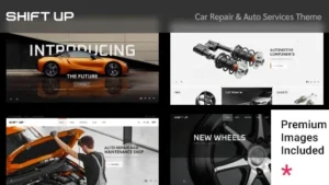 ShiftUp (v1.3) Car Repair & Auto Services Theme