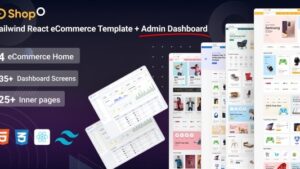 Shopo (v5.9.0) Tailwind React eCommerce Template