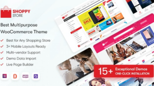 ShoppyStore (v3.7.19) Multipurpose Responsive Woo WP Theme (Activated)