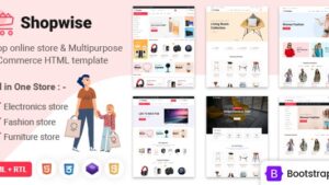 Shopwise (v1.4) eCommerce Bootstrap 5 Multipurpose HTML Template