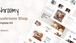 Shroomy - Mushroom Shop Elementor Template Kit