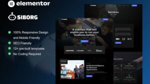 Siborg - Robotics & Technology Elementor Template Kit