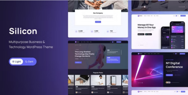Silicon (v1.7.1) Multipurpose Technology WordPress Theme