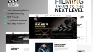 Sinema - Film Maker & Movie Studio Elementor Template Kit
