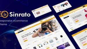 Sinrato v1.0.7 Electronics Theme for WooCommerce WordPress