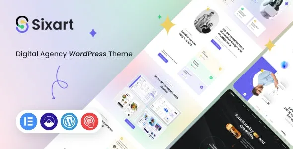 Sixart v1.0.2 数字机构WordPress主题 - 专业数字代理网站解决方案