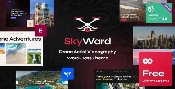 Skyward (v1.9.0) Drone Aerial Videography WordPress Theme