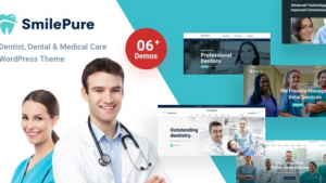 SmilePure (v1.7.2) Dental & Medical Care WordPress Theme