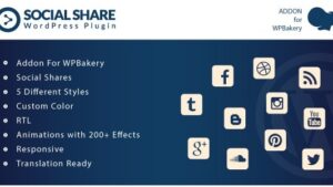 Social Share v1.0 Addons for WPBakery Page Builder WordPress Plugin